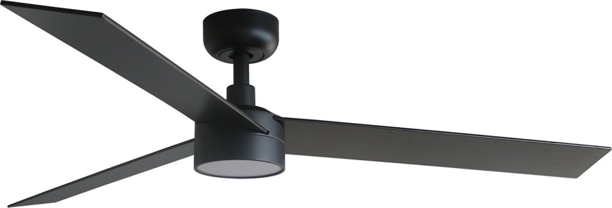 FARO 34298WT-1TW - Ventoinha de teto LED com regulação RUDDER L LED/18W/230V 2700/4350/6000K preto diâmetro 132 cm Wi-Fi Tuya + comando