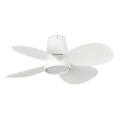 FARO 34315WT - Ventoinha de teto LED com regulação KLOVER TUB S LED/20W/230V 2700/4000/6500K branco diâmetro 80 cm Wi-Fi Tuya + comando