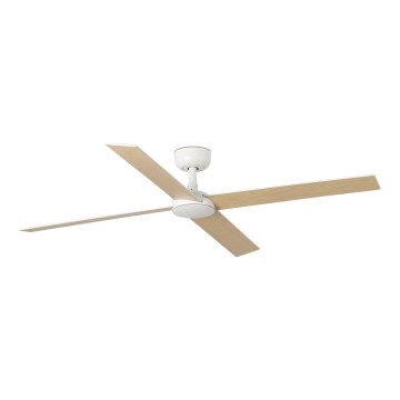 FARO 34355 - Ventoinha de teto RUDDER L bege/branco diâmetro 132 cm + comando