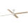 FARO 34355WT - Ventoinha de teto RUDDER L branco/bege diâmetro 132 cm Wi-Fi Tuya + comando