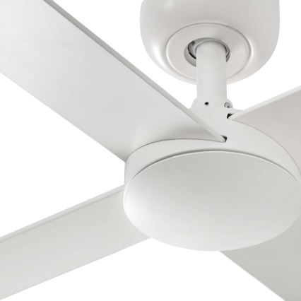 FARO 34355WT - Ventoinha de teto RUDDER L branco/bege diâmetro 132 cm Wi-Fi Tuya + comando