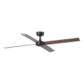 FARO 34356 - Ventoinha de teto RUDDER L castanho/preto diâmetro 132 cm + comando