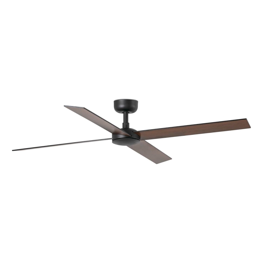 FARO 34356 - Ventoinha de teto RUDDER L castanho/preto diâmetro 132 cm + comando