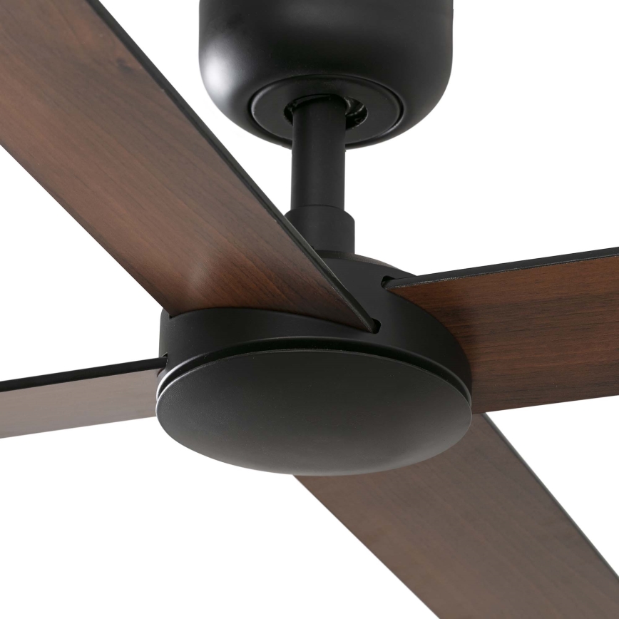 FARO 34356 - Ventoinha de teto RUDDER L castanho/preto diâmetro 132 cm + comando