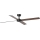 FARO 34356WT - Ventoinha de teto RUDDER L castanho/preto diâmetro 132 cm Wi-Fi Tuya + comando