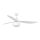 FARO 34363WT-11L - Ventilador de teto OUTWOOD L 1xE27/15W/230V branco Ø 150 cm Wi-Fi Tuya IP44 + controlo remoto