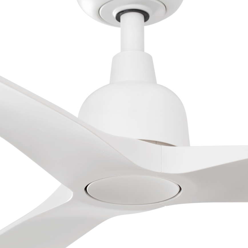 FARO 34363WT - Ventoinha de teto OUTWOOD L branco diâmetro 150 cm Wi-Fi Tuya IP44 + comando