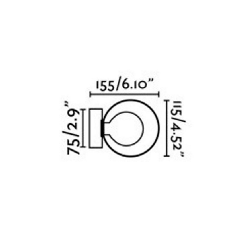 FARO 40086 - Luz de parede para casa de banho PERLA 1xG9/6W/230V IP44