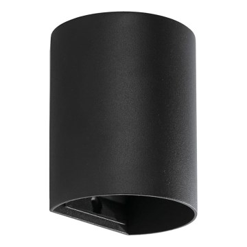FARO 40523 - Iluminação de parede SOLE 1xGU10/8W/230V preto redondo