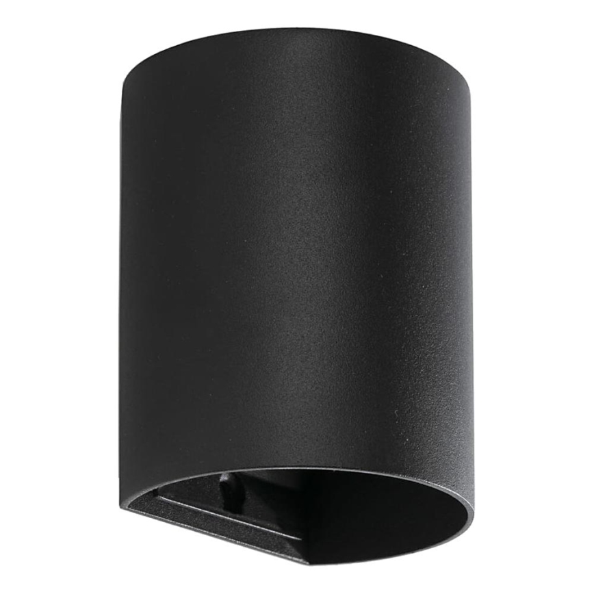 FARO 40523 - Iluminação de parede SOLE 1xGU10/8W/230V preto redondo