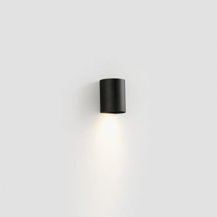 FARO 40523 - Iluminação de parede SOLE 1xGU10/8W/230V preto redondo