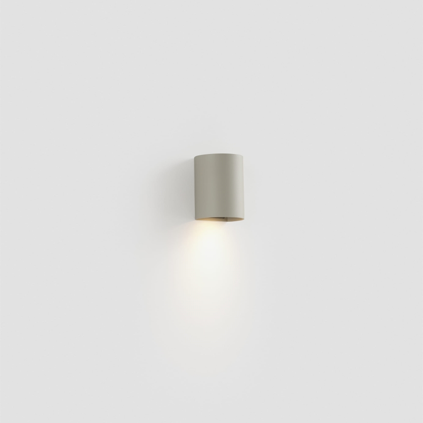FARO 40524 - Iluminação de parede SOLE 1xGU10/8W/230V cinzento redondo