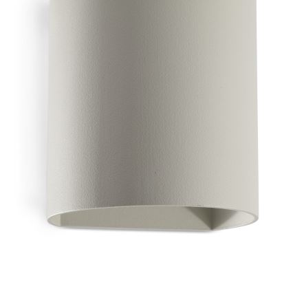 FARO 40524 - Iluminação de parede SOLE 1xGU10/8W/230V cinzento redondo