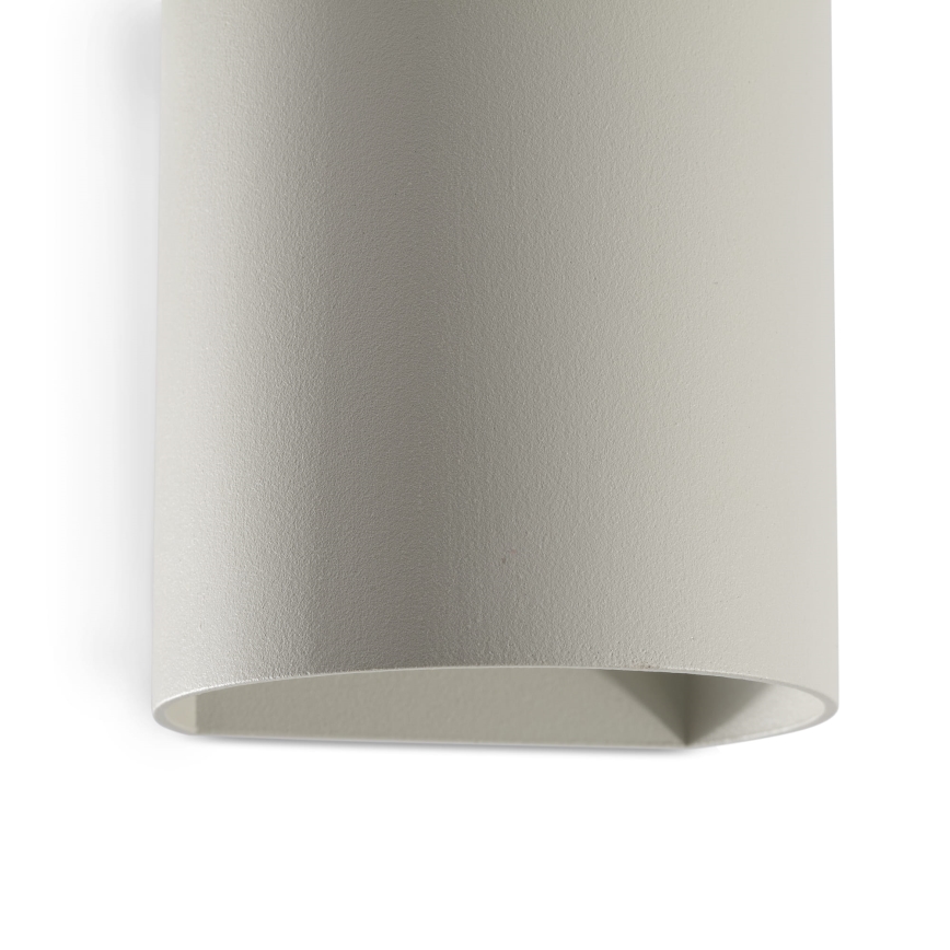 FARO 40524 - Iluminação de parede SOLE 1xGU10/8W/230V cinzento redondo