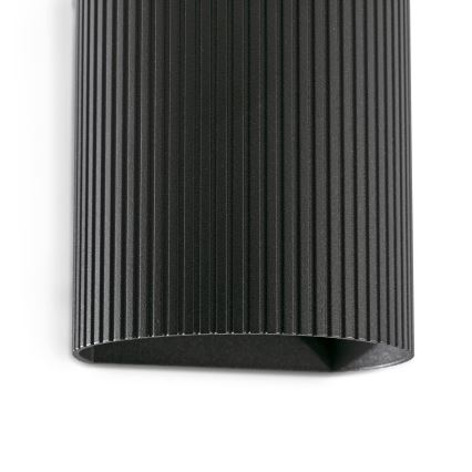 FARO 40527 - Iluminação de parede SOLE 1xGU10/8W/230V preto recortado redondo
