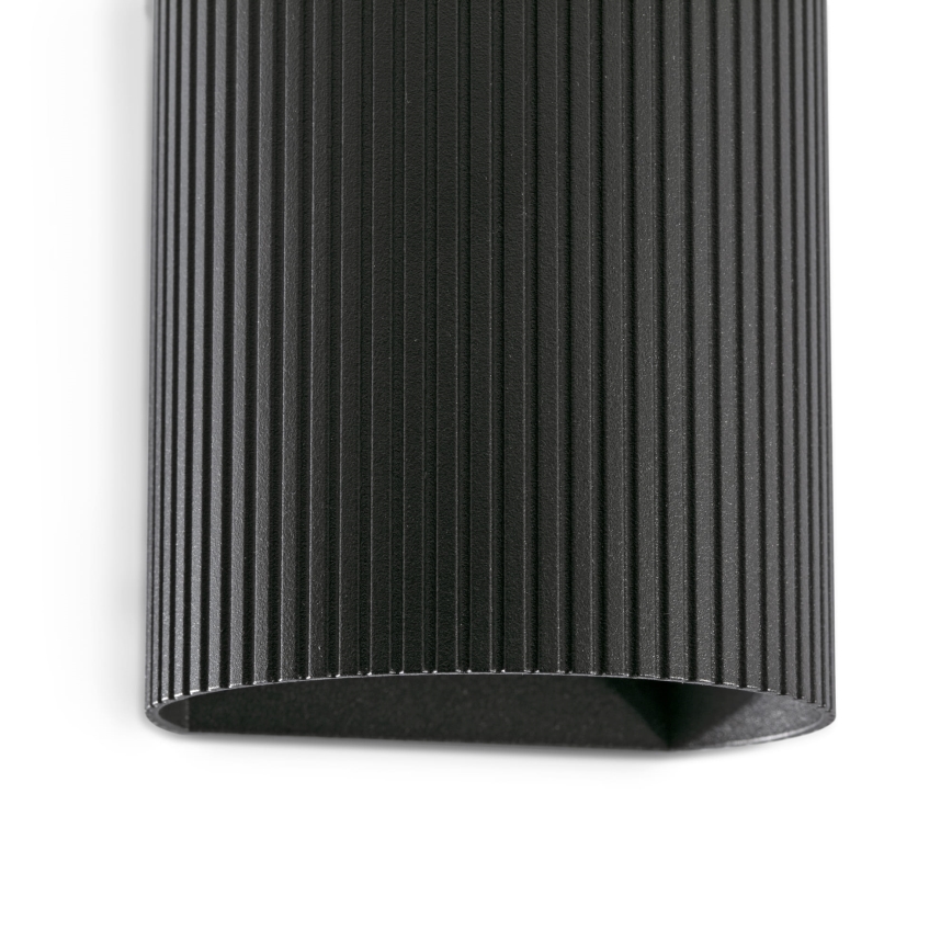 FARO 40527 - Iluminação de parede SOLE 1xGU10/8W/230V preto recortado redondo
