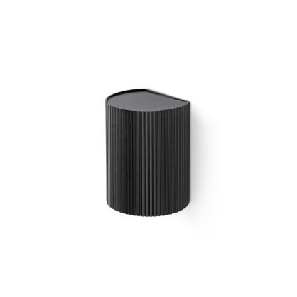 FARO 40527 - Iluminação de parede SOLE 1xGU10/8W/230V preto recortado redondo