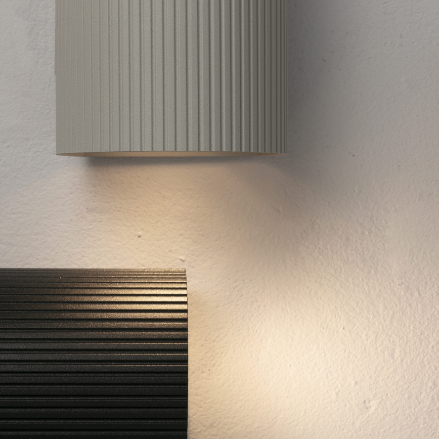 FARO 40528 - Iluminação de parede SOLE 1xGU10/8W/230V cinzento recortado redondo