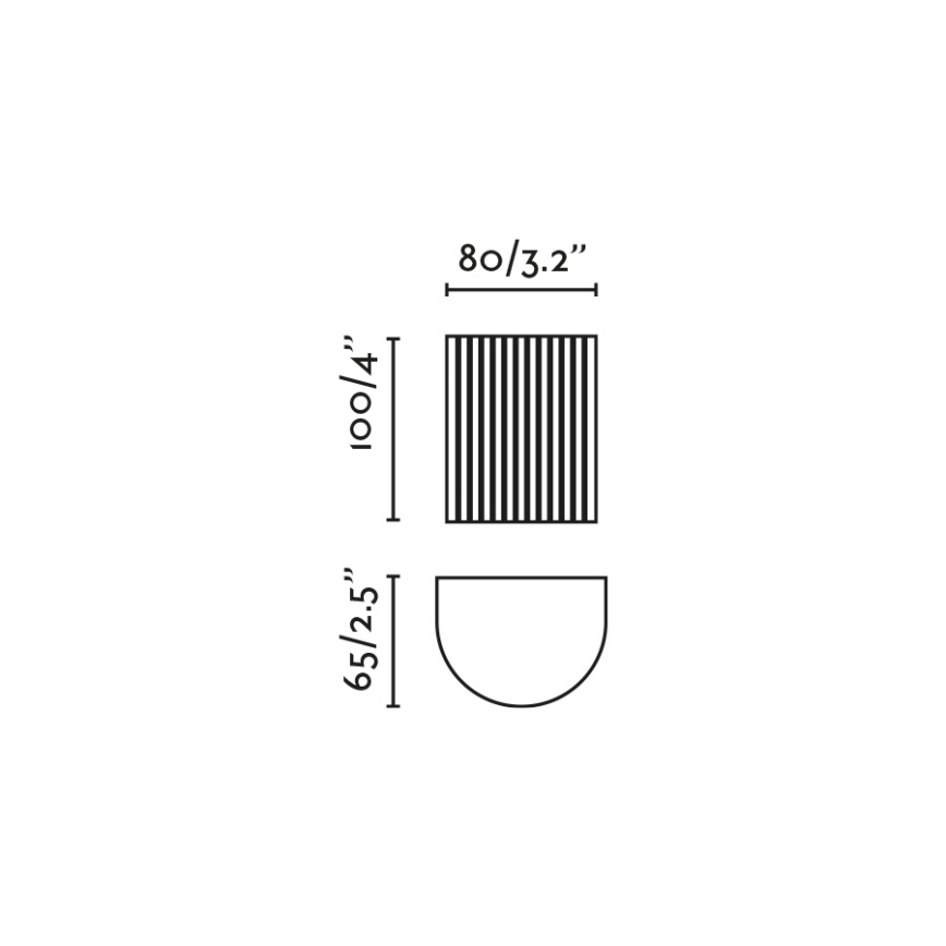 FARO 40528 - Iluminação de parede SOLE 1xGU10/8W/230V cinzento recortado redondo