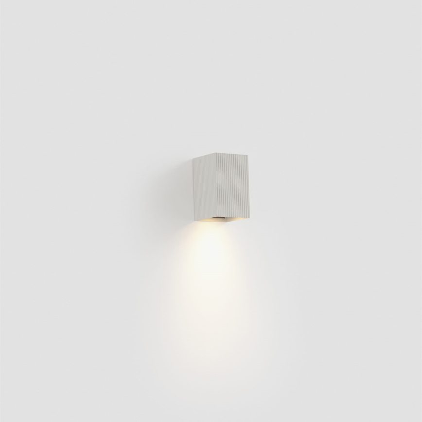 FARO 40534 - Iluminação de parede SOLE 1xGU10/8W/230V branco recortado angular