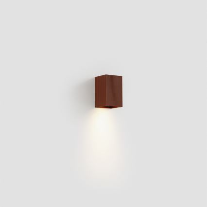 FARO 40537 - Iluminação de parede SOLE 1xGU10/8W/230V tijolo recortado angular