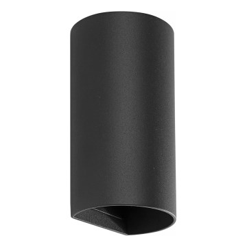 FARO 40539 - Iluminação de parede SOLE 2xGU10/8W/230V preto redondo