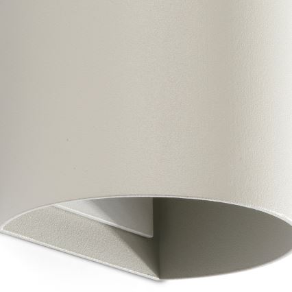 FARO 40540 - Iluminação de parede SOLE 2xGU10/8W/230V cinzento redondo