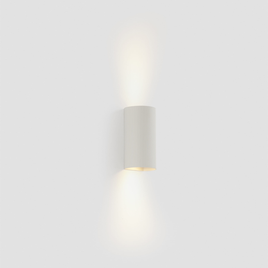FARO 40542 - Iluminação de parede SOLE 2xGU10/8W/230V branco recortado redondo