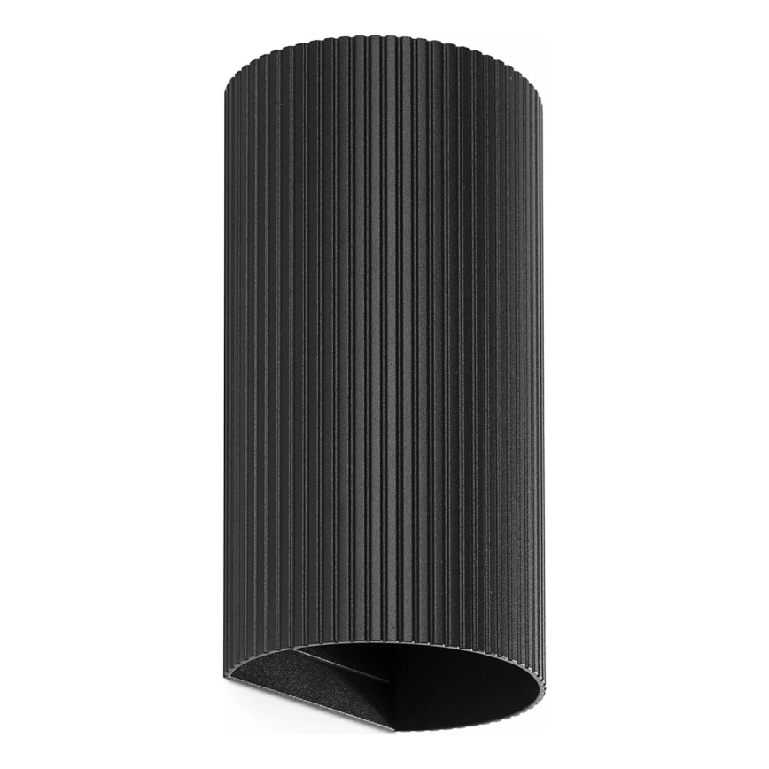 FARO 40543 - Iluminação de parede SOLE 2xGU10/8W/230V preto recortado redondo