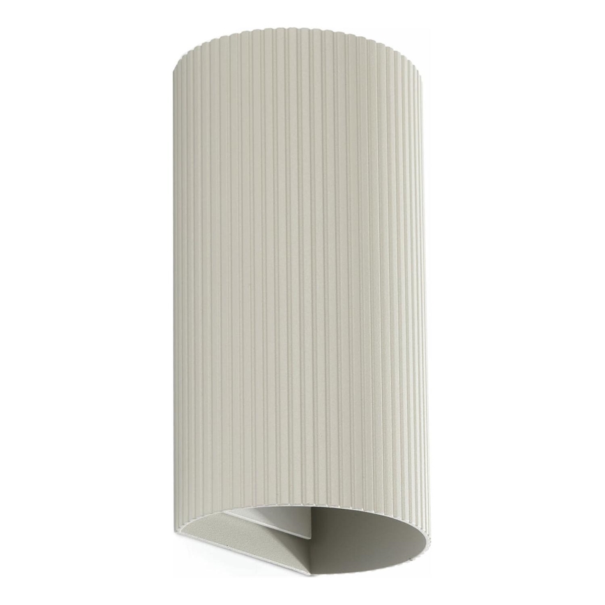 FARO 40544 - Iluminação de parede SOLE 2xGU10/8W/230V cinzento recortado redondo