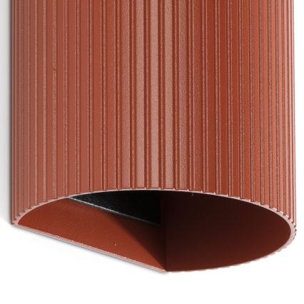 FARO 40545 - Iluminação de parede SOLE 2xGU10/8W/230V tijolo recortado redondo