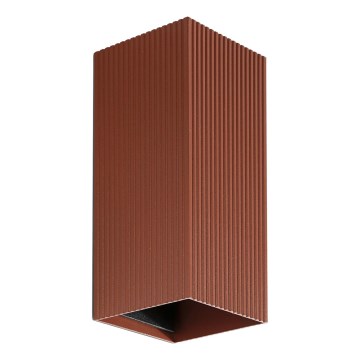 FARO 40568 - Iluminação de parede SOLE 2xGU10/8W/230V tijolo recortado angular