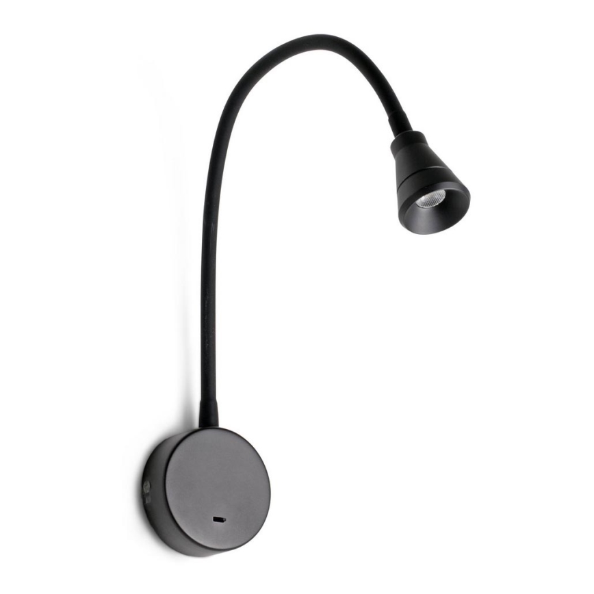 FARO 41030 - Candeeiro de parede LED BEL LED/3W/230V preto