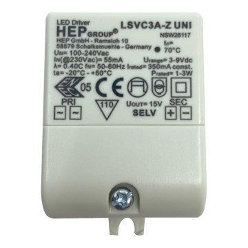 Faro 46060 - Transformador eletrónico 3W/12V/230V