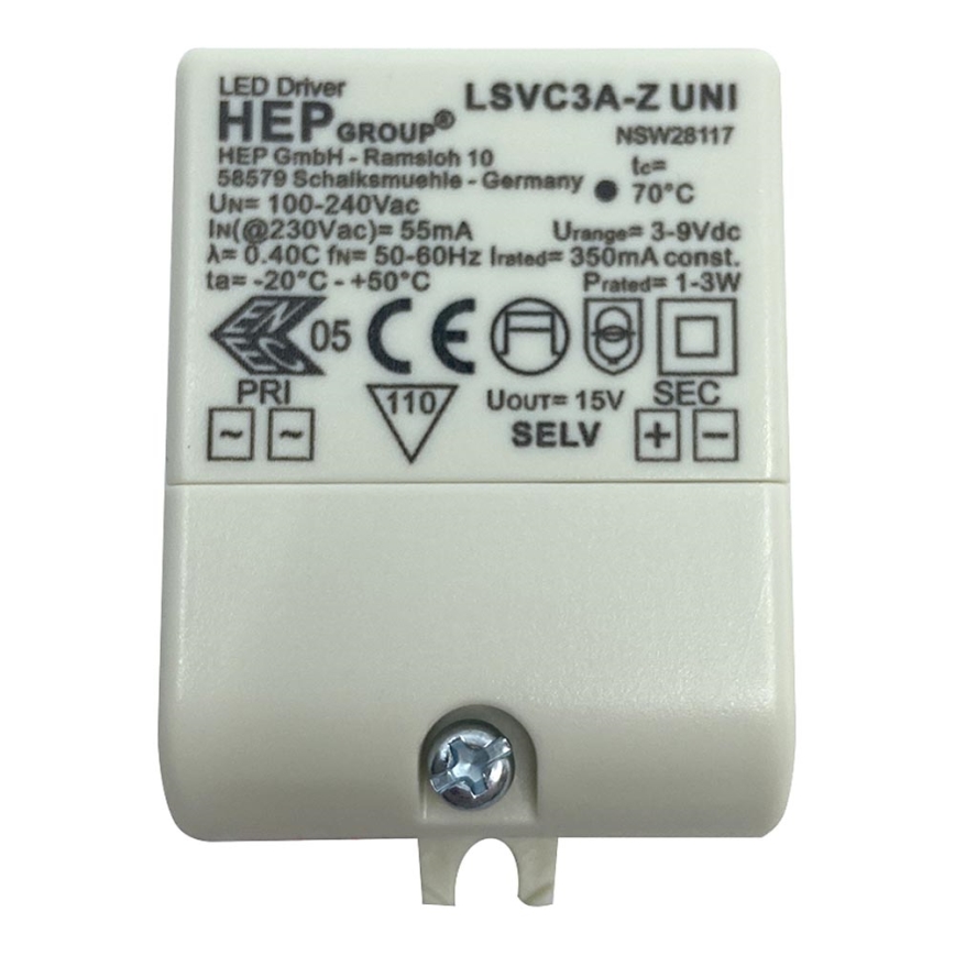 Faro 46060 - Transformador eletrónico 3W/12V/230V