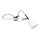 FARO 51135 - Candeeiro com clipe STUDIO 1xE14/8W/230V