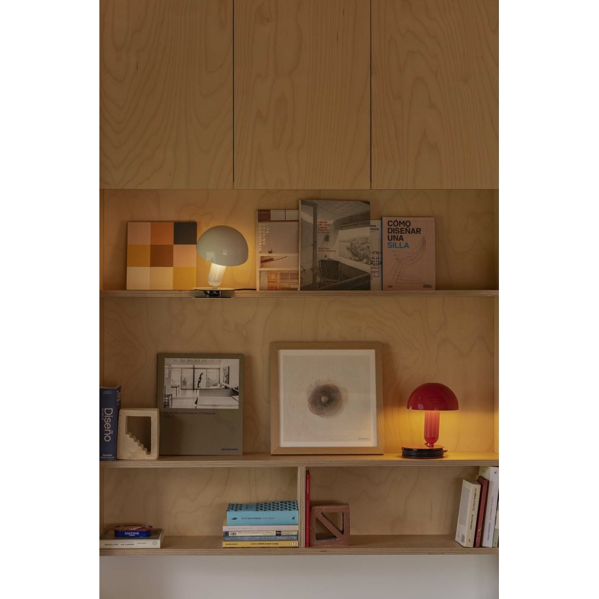 FARO 56101 - Candeeiro de mesa com clipe 2em1 BELA 1xE27/15W/230V branco