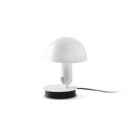 FARO 56101 - Candeeiro de mesa com clipe 2em1 BELA 1xE27/15W/230V branco