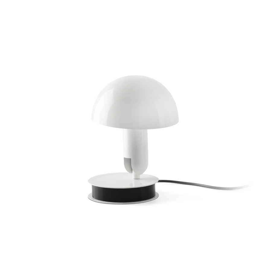 FARO 56101 - Candeeiro de mesa com clipe 2em1 BELA 1xE27/15W/230V branco
