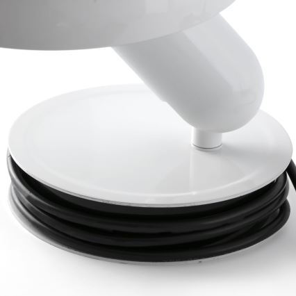 FARO 56101 - Candeeiro de mesa com clipe 2em1 BELA 1xE27/15W/230V branco