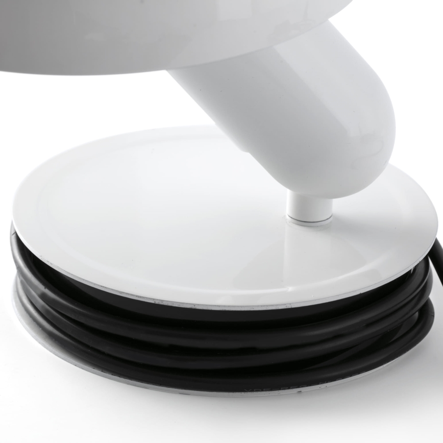 FARO 56101 - Candeeiro de mesa com clipe 2em1 BELA 1xE27/15W/230V branco