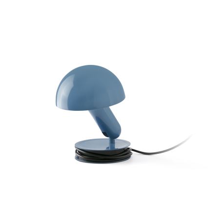 FARO 56102 - Candeeiro de mesa com clipe 2em1 BELA 1xE27/15W/230V azul