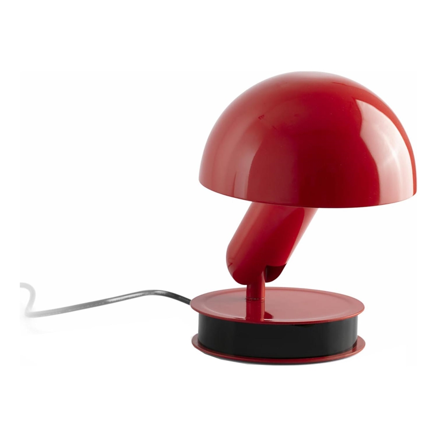 FARO 56103 - Candeeiro de mesa com clipe 2em1 BELA 1xE27/15W/230V vermelho