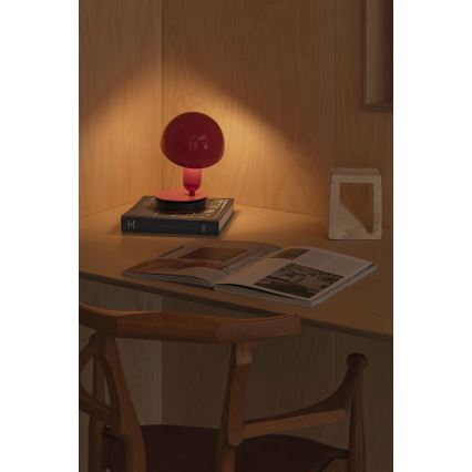 FARO 56103 - Candeeiro de mesa com clipe 2em1 BELA 1xE27/15W/230V vermelho