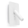 FARO 62117 - Foco de parede LED SUAU LED/3W/230V USB branco