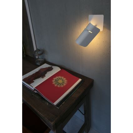 FARO 62130 - Candeeiro de parede SMILE 1xE27/15W/230V branco