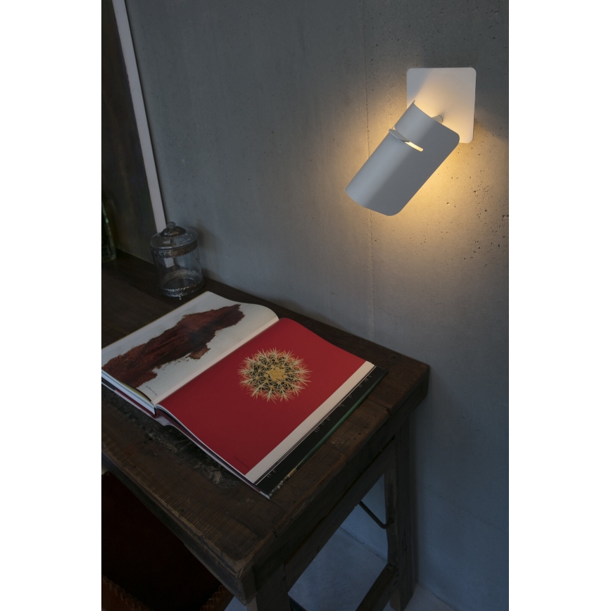 FARO 62130 - Candeeiro de parede SMILE 1xE27/15W/230V branco