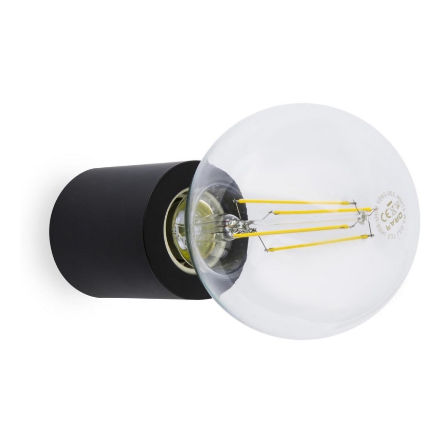 FARO 62151 - Iluminação de parede TEN 1xE27/20W/230V preta