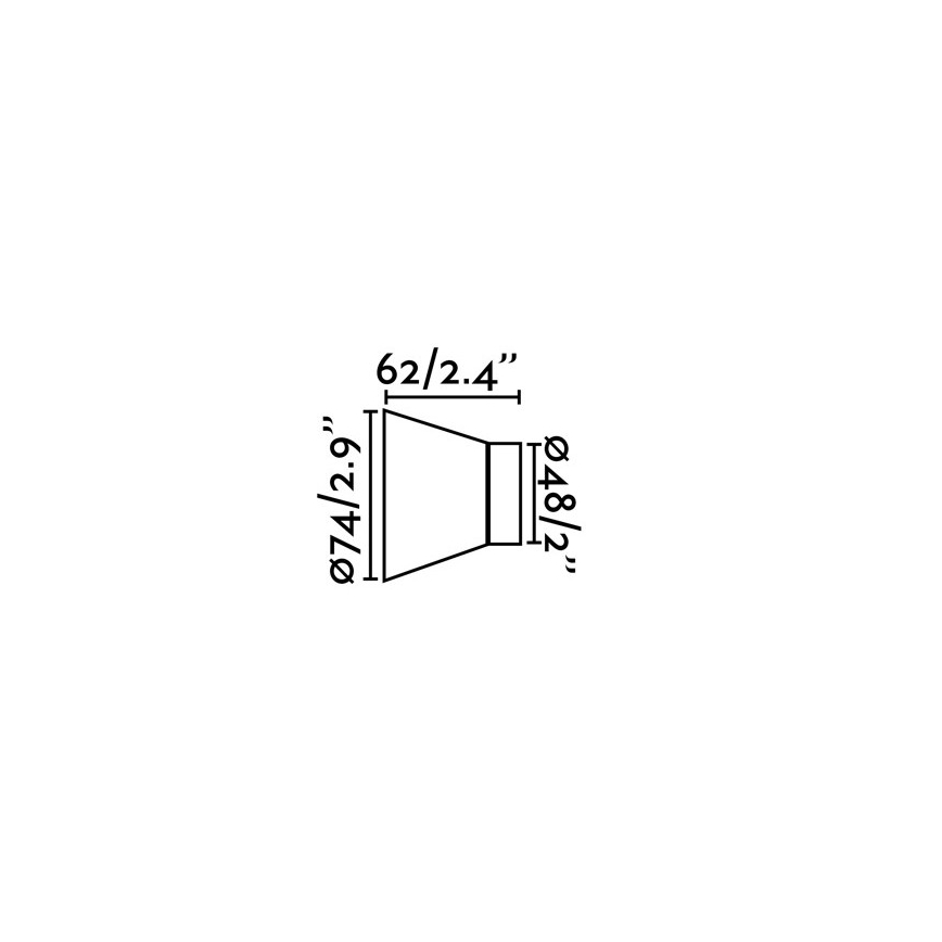 Faro 62300 - Luz de parede KERA 1xE27/15W/230V
