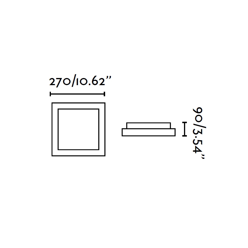 FARO 62968 - Luz de teto de casa de banho TOLA 1 1xE27/20W/230V IP44